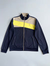 Adidas Colorblock Track Jacket | Navy Beige Yellow (XL)
