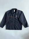 Adidas Black Lightweight Windbreaker Jacket | Vintage Full Zip Sports Jacket (XL)
