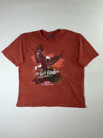 Atlas For Men “Wild Eagle Territories” Graphic Tee — Rust/Brick (4XL)