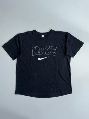 Nike Black Spellout Swoosh T-Shirt (XL)