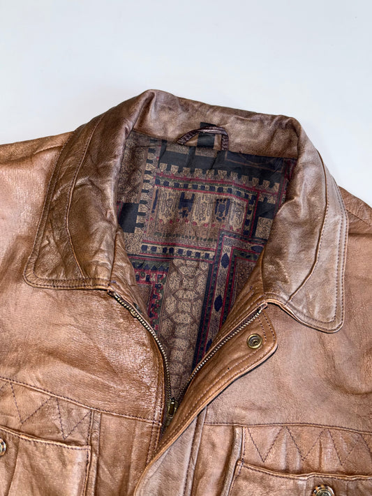 Super Premium Original Pure Heavy Leather Jacket (XL/2XL)