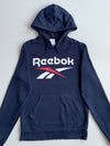 Reebok | Navy Big Vector Logo Hoodie | (S)