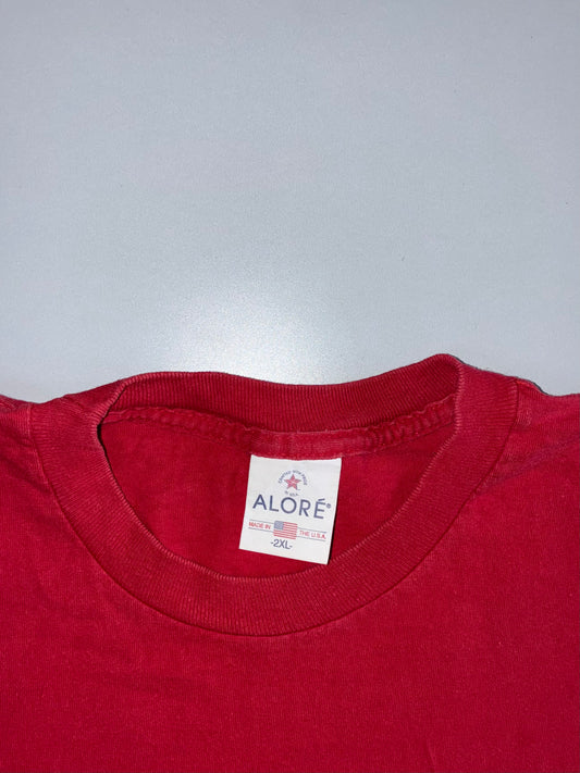 American Liberty — From Sea to Shining Sea” Vintage Souvenir Tee in Red (2XL)