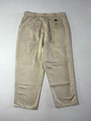 Vintage Big Train Beige Pleated Trousers (W:36) (L:39)