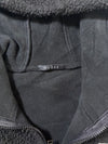 Guess Black Sherpa Hooded Zip Jacket  (XL)