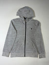 Polo Ralph Lauren Full-Zip Fleece Hoodie – Heather Grey  (S/M)