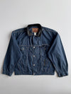 Diesel Industry Leather-Collar Denim Trucker Jacket (2XL/3XL)