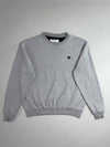 Champion Eco Small Logo Crewneck Sweatshirt – Heather Grey (L/XL)