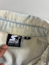 Starter Black Label Light Wash Denim Short Sleeve Work Shirt(2Xl)