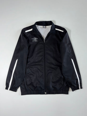 Umbro Mesh-Lined Track Jacket – Black/White (L)