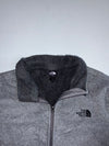 The North Face Grey Fleece Sherpa Collar Full-Zip Jacket (L)