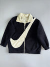 Nike Big Swoosh Reversible Sherpa Fleece & Ripstop Jacket (L/XL)
