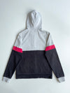 Guess Los Angeles Colorblock Grey Red Black Zip-Up Hoodie – (S)