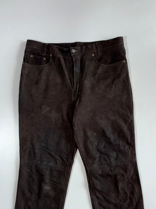 Premium Sued Leather Pant (W:36|L:41)