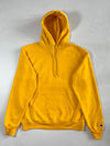 Vintage Champion Yellow Classic Pullover Hoodie (M)
