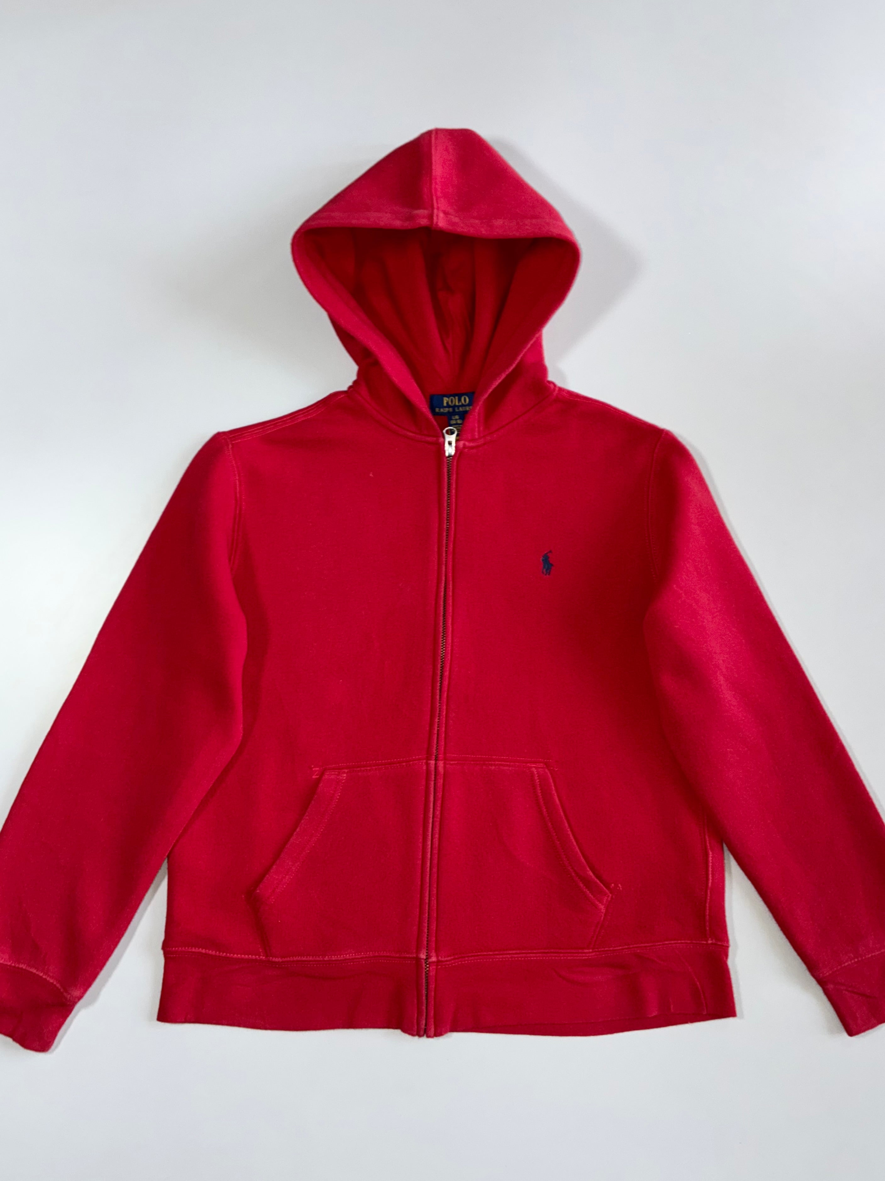 Polo Ralph Lauren Red Zip-Up Hoodie (M) – Drip Drop Attire