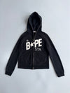 A Bathing Ape BAPE STA Full Zip Hoodie Black (XS)