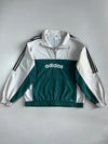Adidas Originals Colorblock Quarter-Zip Anorak (L)