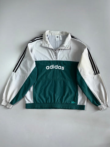 Adidas Originals Colorblock Quarter-Zip Anorak (L)