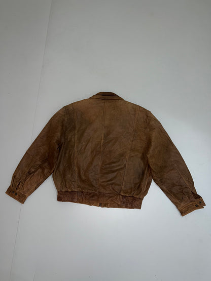 !                                                                                                              Adventure Bond Original Leather Jacket (XL)