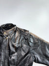 Real Leather Milwaukee Vintage Heavy Biker Jacket (M)