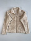 Fila Cream Sherpa Fleece Zip Jacket(M)