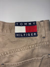 Vintage 90s Tommy Hilfiger Khaki Carpenter Jeans Big Flag Patch (W:30) (L:44)