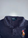 Polo Ralph Lauren Navy Big Pony Long-Sleeve Polo #3 Sleeve Custom Fit (M)