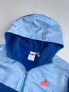 Adidas Two-Tone Blue Zip-Up Hoodie(M/L)