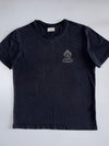 YourTurn Japanese Kanji Crest Graphic Tee – Washed Black (M)