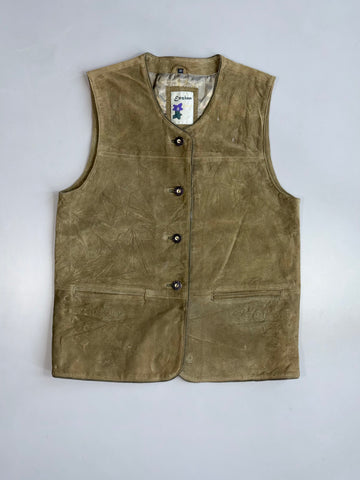 ZSuper Premium Original Suede Leather Vest (M)
