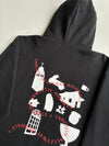 FP142 Yangnim Alleyway Biennale Black Zip Hoodie – Korean Street | (XL)