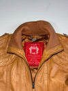 EDC 1968 San Francisco Tan Leather Bomber Jacket (S)