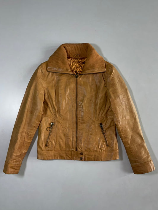 Super Premium Original Leather Jacket Womens (S)
