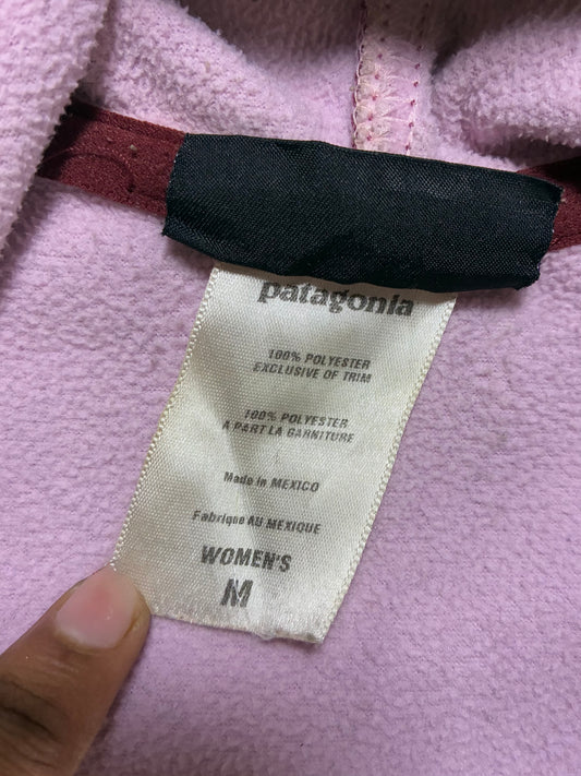 Patagonia Women’s Fleece Lined Hooded Zip Jacket – Mauve (Women’s ) (M/L)