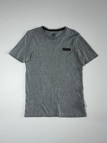Puma Small Logo Tee – Heather Grey, Men’s (S)