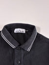 Stone Island Slim Fit Tipped Piqué Polo Shirt  Black(L)