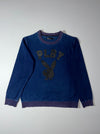 Playboy “PLBY” Bunny Logo Sweatshirt – Navy (L)