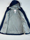 MLB New York Yankees Hooded Windbreaker by Genuine Stuff Navy/Grey, Mesh Lined, Youth (S)