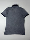 Tommy Hilfiger Heather Grey Polo w/ Navy Collar(L)