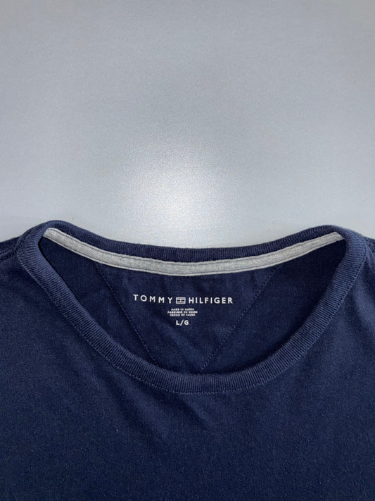 Tommy Hilfiger Vintage Navy Logo T-Shirt (L)