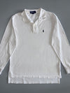 Polo Ralph Lauren Long Sleeve Polo | White (M/L)