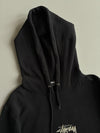 Stussy Stock Logo Black Hoodie (XL)
