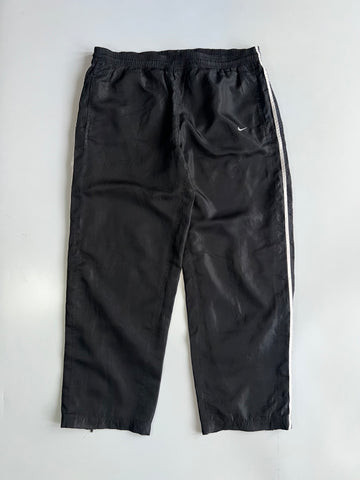 Nike Black Lightweight Side Stripe Track Pants (w:40) (L:42)