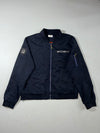 EverSmile Navy “2020” Embroidered Patch Bomber Jacket (XL)