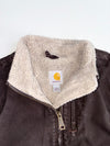 Carhartt Sherpa Lined Vest — Brown/Cream, (S)