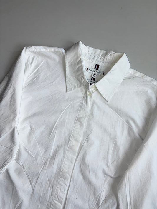 Tommy Hilfiger Women's White Cotton Shirt –  (S)