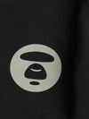 AAPE by A Bathing Ape | Moonface Reflective Logo Crewneck Sweatshirt (M)