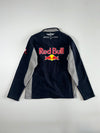 Breitling x Audi Red Bull Embroidered Motorsport Fleece Jacket – Navy/Grey(M)
