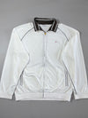 Vintage Champion White Brown Collar Zip-Up (2XL/3XL)